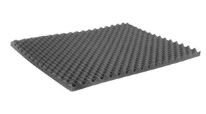 1.5" Convoluted Charcoal Ester Foam Sheet (2lb. Dens.)